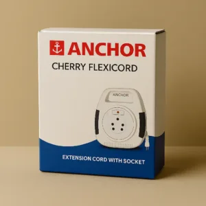 Anchor C-F 6A 4Mtr 2Pin Cherry Extension (5208)