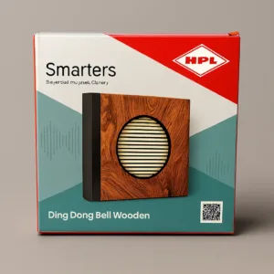 HPL Ding Dong Door Bell Wooden