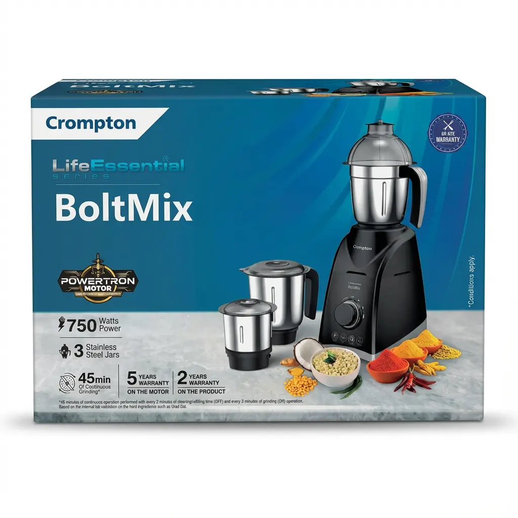 Crompton Boltmix 750W Mixer Grinder Mixer grinder