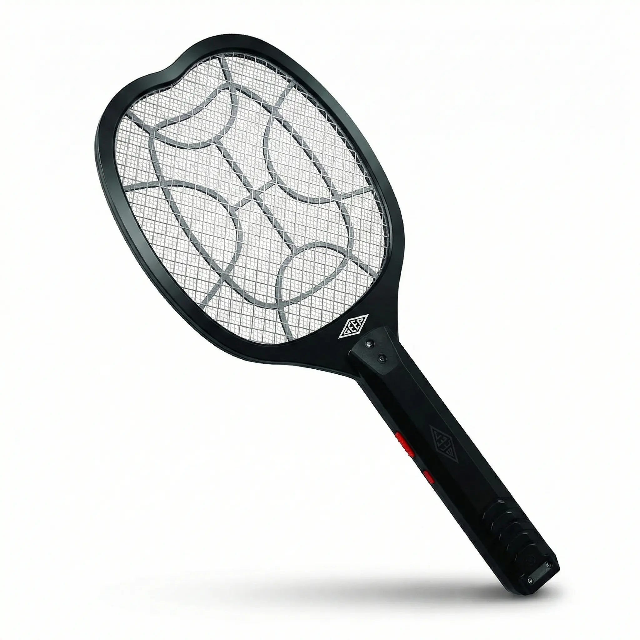 GEEP Rechargeable Mosquito Bat Fast Charging Shock-Proof Insect Killer Black mosquito racket