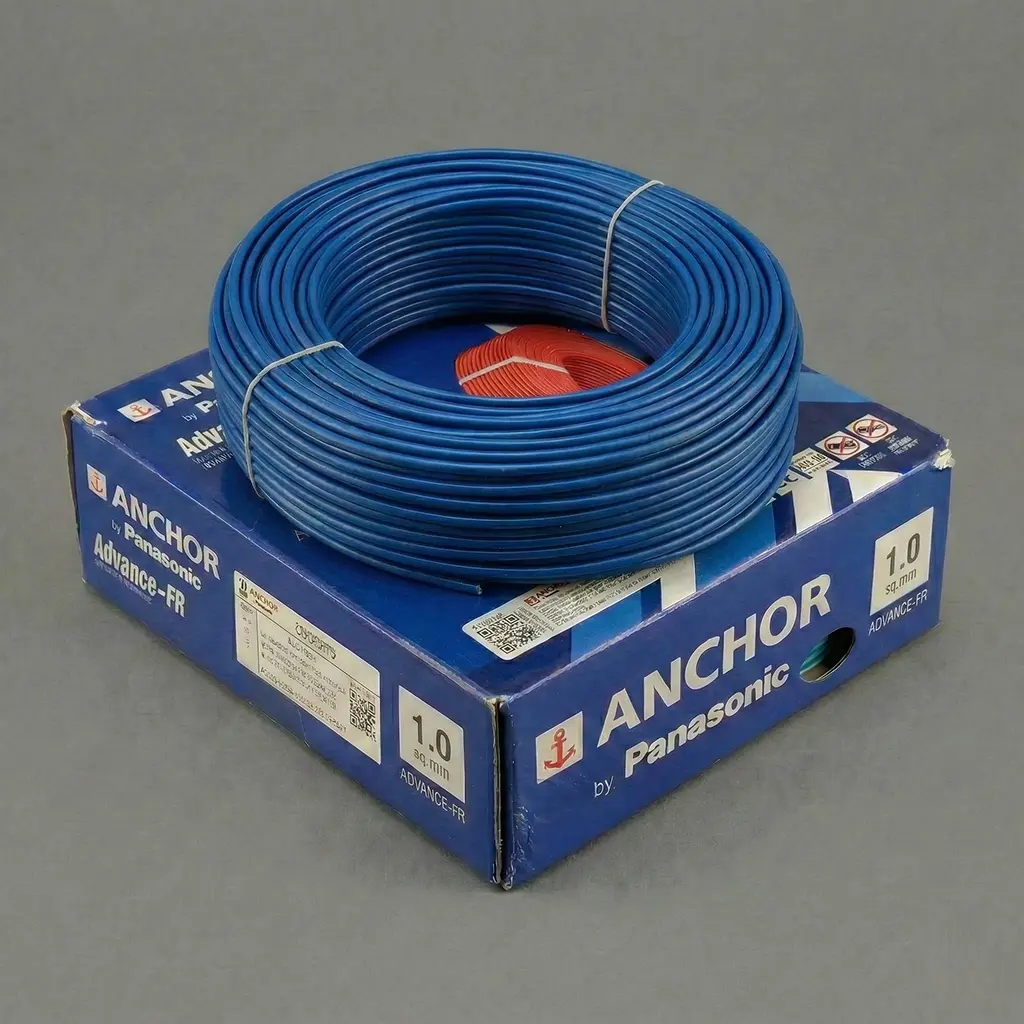 Anchor 1.0 Sq.mm Blue Copper Wire wire shop near me