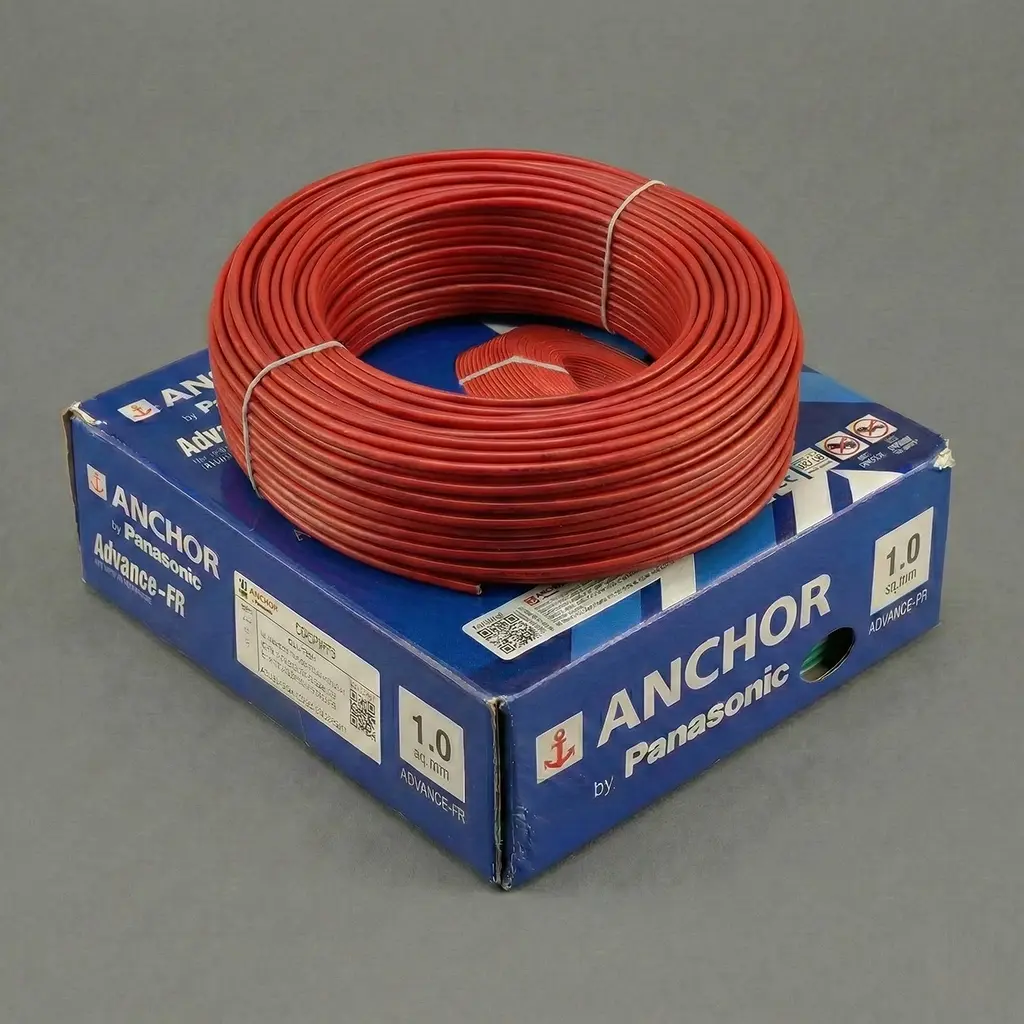 Anchor 1.0 Sq.mm Red Copper Wire wire shop near me