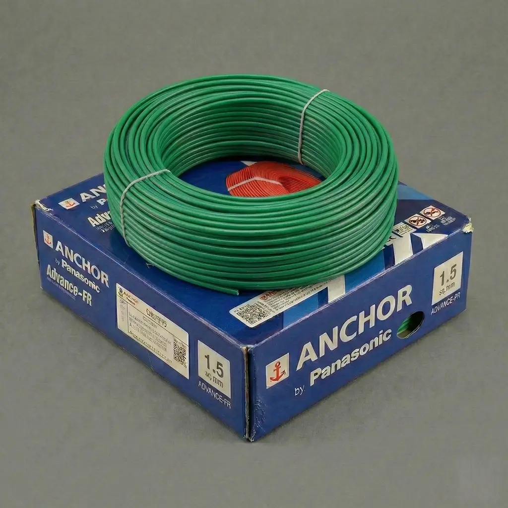 Anchor 1.5 Sq.mm Green Copper Wire wire shop near me