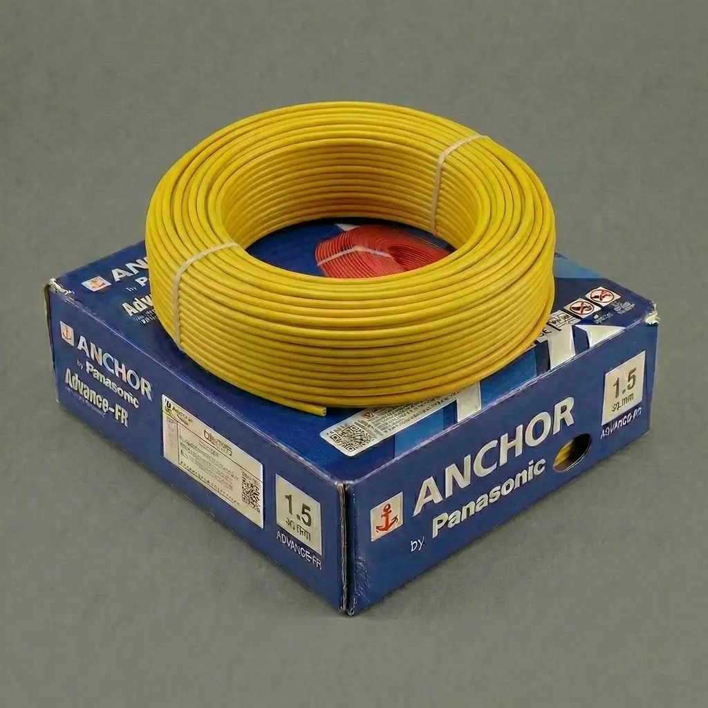 Anchor 1.5 Sq.mm Yellow Copper Wire wire shop near me