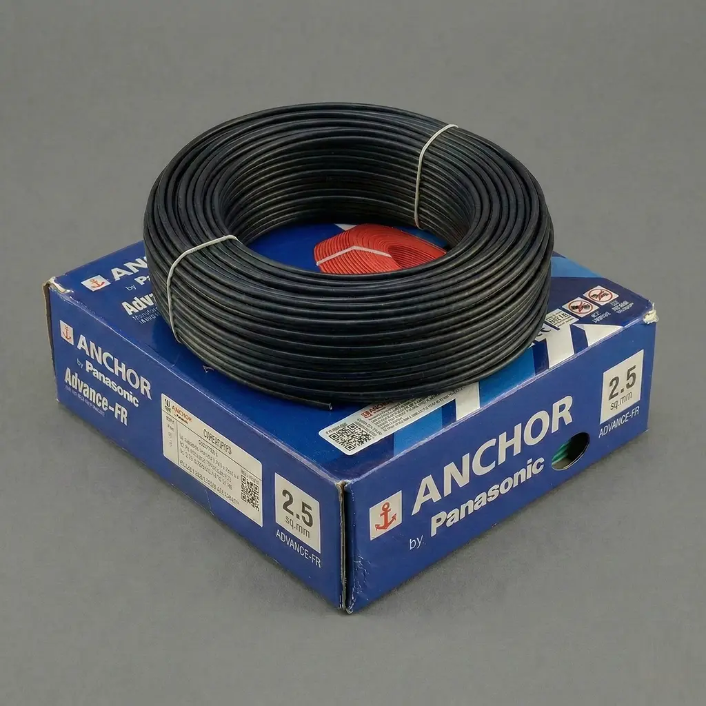 Anchor 2.5 Sq.mm Black Copper Wire wire shop near me