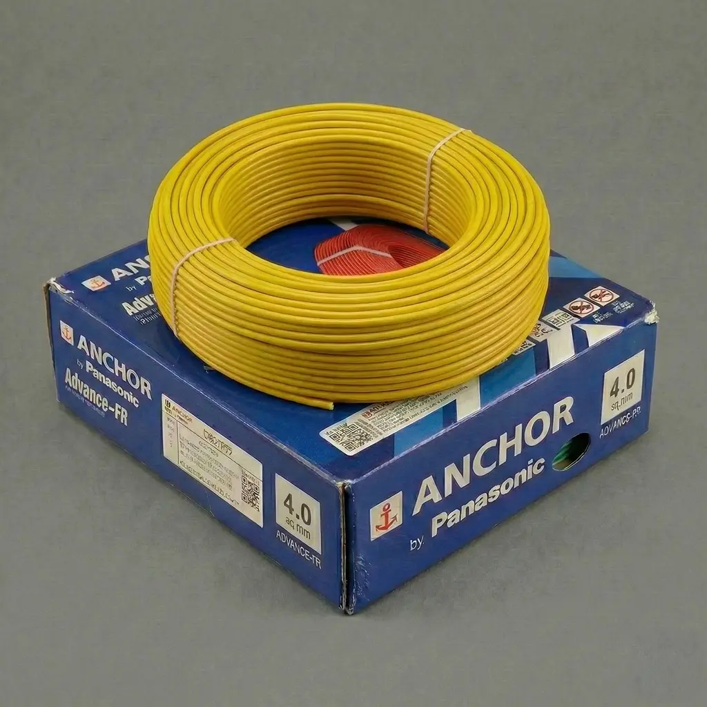 Anchor s 4.0 Sq.mm Yellow Copper Wire wire shop near me