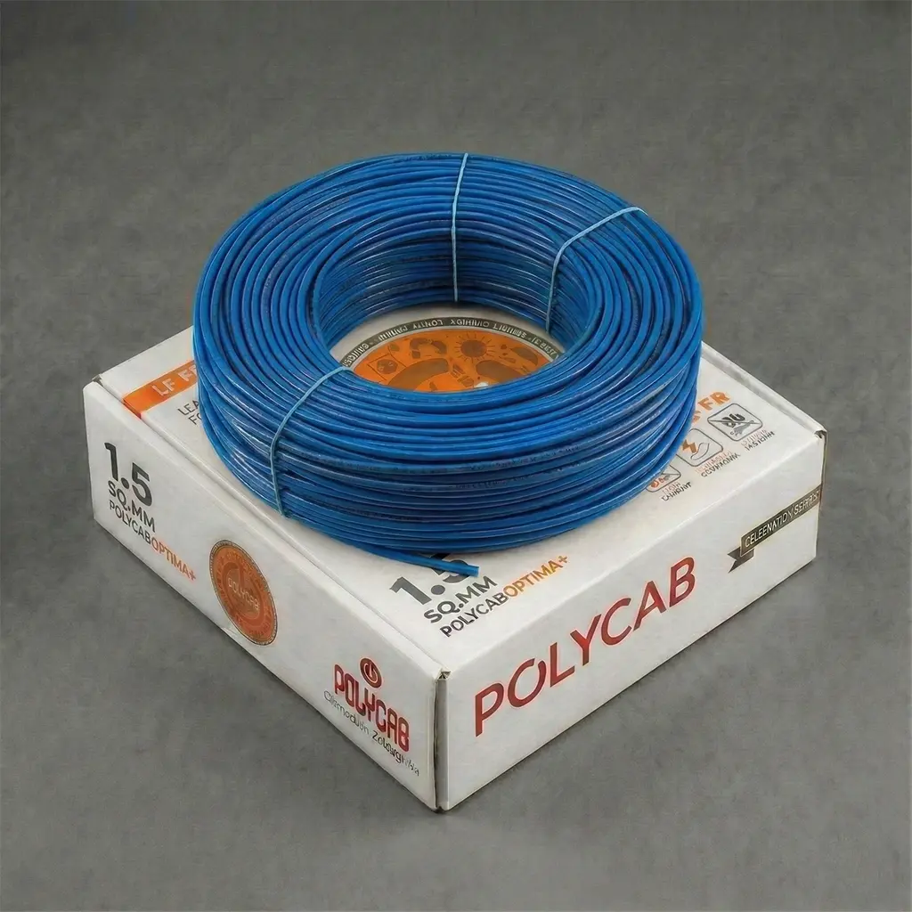 Polycab 1.5 sqmm - blue color wire wire shop near me