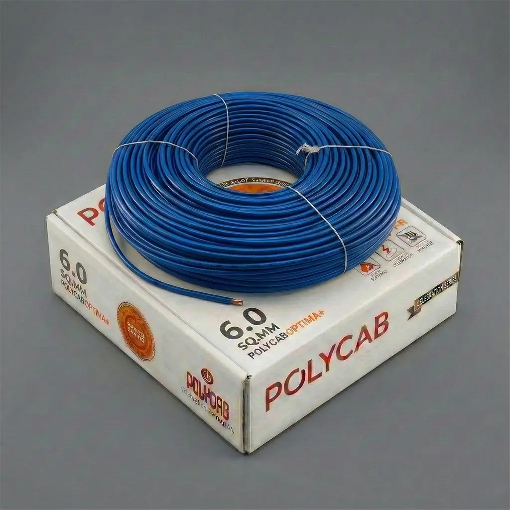 Polycab 6.0 sqmm - blue color wire wire shop near me